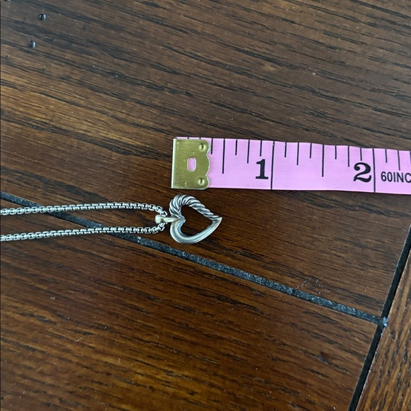 DAVID YURMAN 🩶 AUTHENTIC Heart Pendant Necklace - Picture 9 of 9
